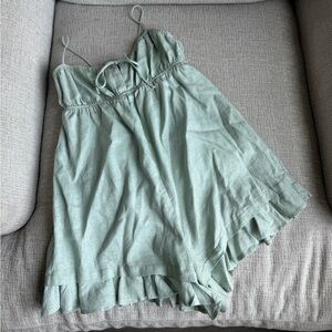 Princess Polly Sage Green Jumpsuit